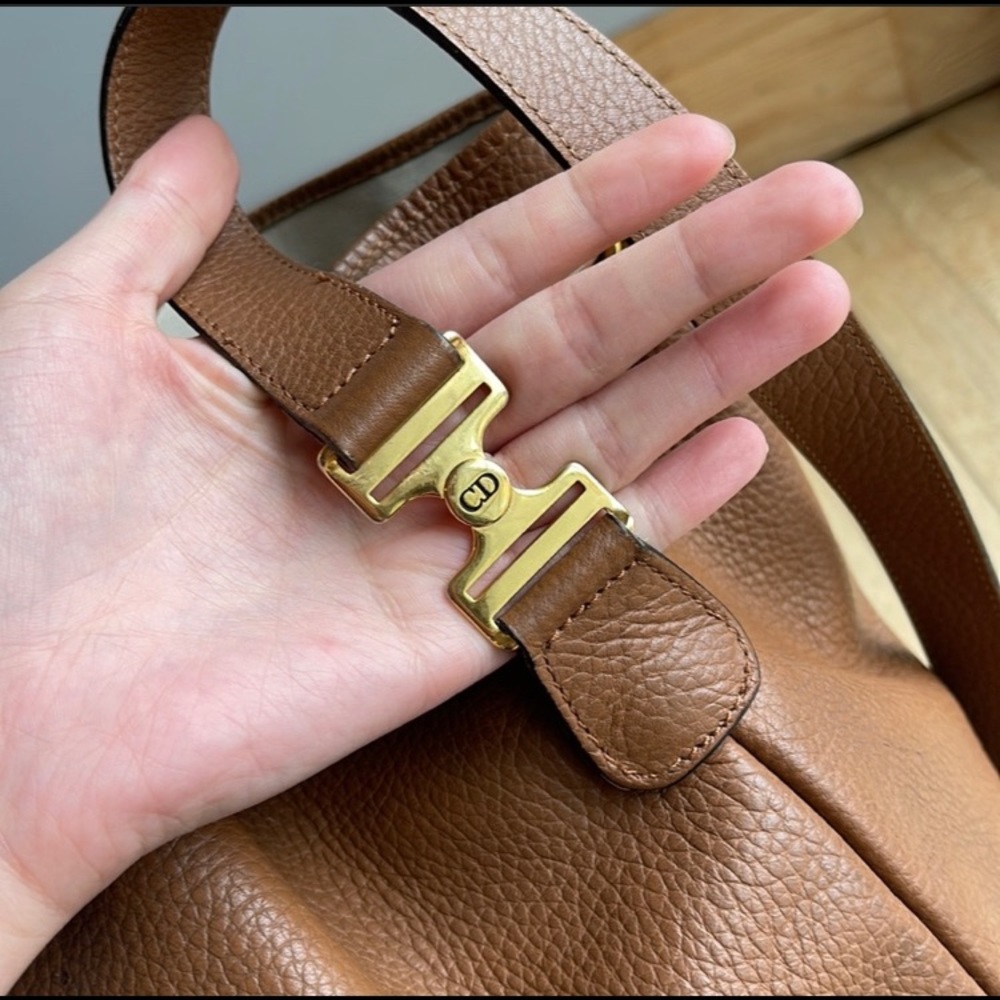 Vintage Christian Dior brown bucket bag - Picture 8 of 12